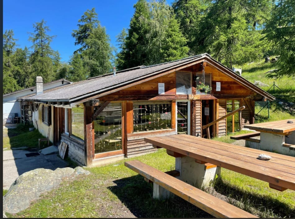 Buvette à l'alpage du Lein
