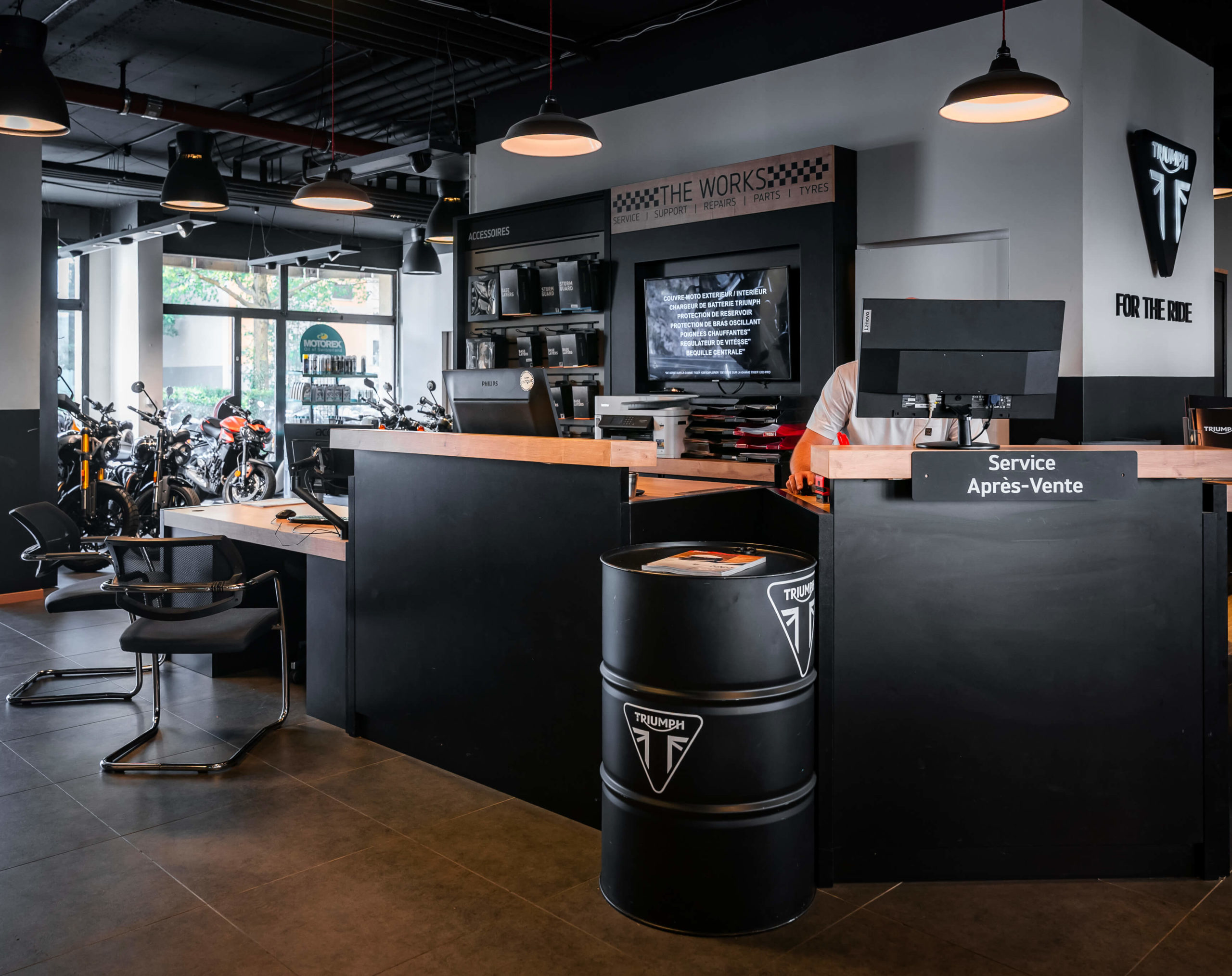Garage moto à Genève